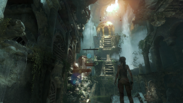 In einer Felsgrotte warten Schätze ... (Screenshot: Golem.de)